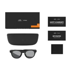 Oakley Meta HSTN Glasses: Prizm Black Polarized Lenses, Black Frame -Home Run Store 0OW8002 80020351 5