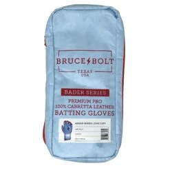 Bruce Bolt PREMIUM PRO BADER Series Long Cuff Batting Gloves: Baby Blue -Home Run Store 1