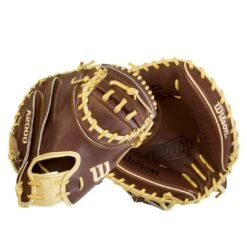 Wilson A2000 CM33 "Ole' Hickory" 33" Baseball Catcher's Mitt: Dark Brown And Blonde 13 Wilson A2000 CM33 "Ole' Hickory" 33" Baseball Catcher's Mitt: Dark Brown And Blonde -Home Run Store 124