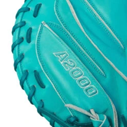 Wilson A2000 CM33 "Seabreeze" 33" Baseball Catcher's Mitt: Teal -Home Run Store 136 551cb252 f1bc 48b1 88c5 486086737b8f