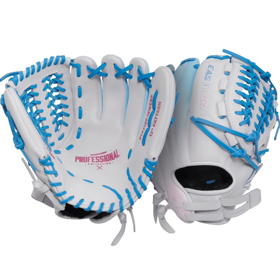 Easton Professional Collection Color Splash 2.0 12” Fastpitch Infield/Outfield Glove:PCFP120-15WCBP 5 Easton Professional Collection Color Splash 2.0 12” Fastpitch Infield/Outfield Glove:PCFP120-15WCBP - Image 3
