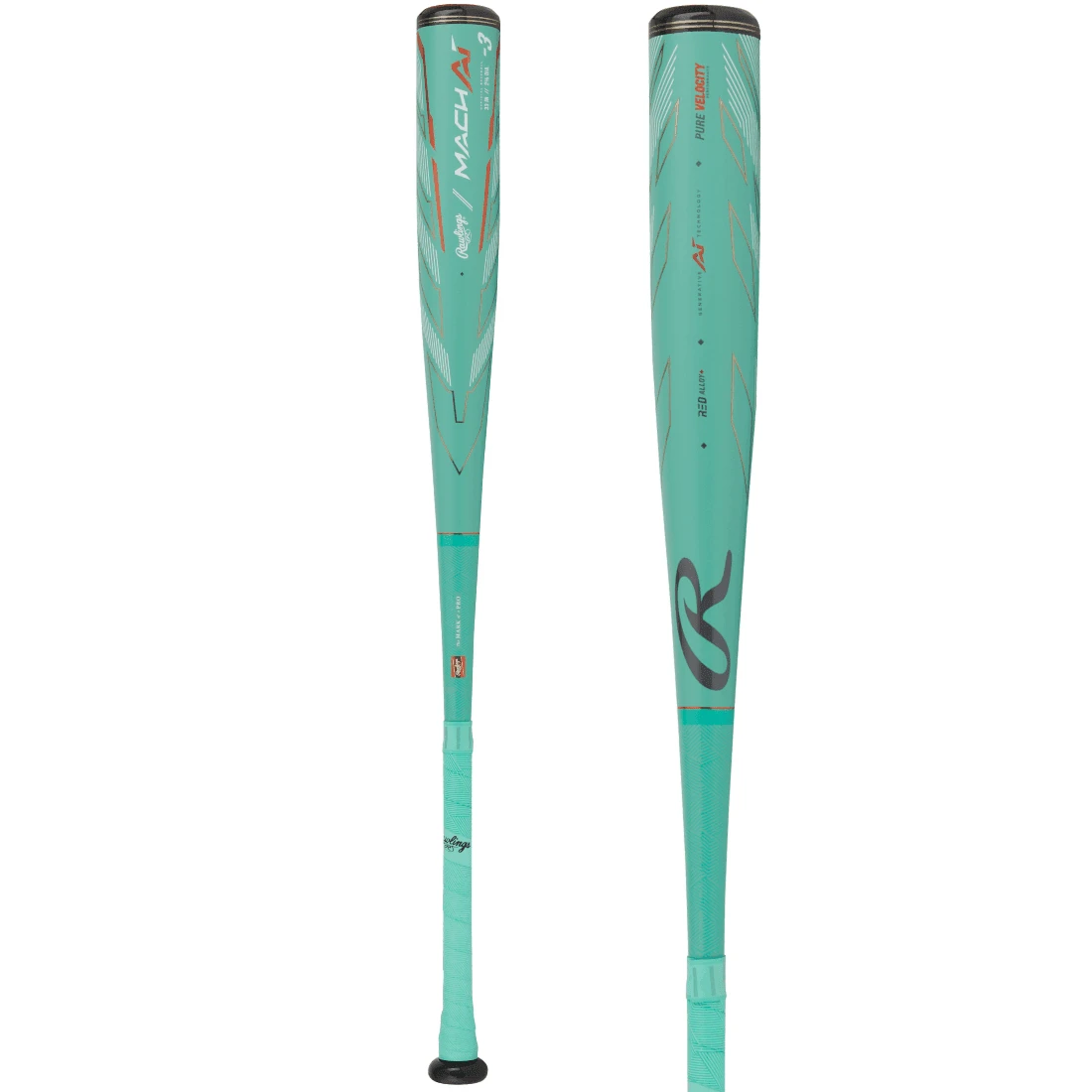 2024 Rawlings Mach AI (-3) BBCOR Baseball Bat: RBB4MC3 3 2024 Rawlings Mach AI (-3) BBCOR Baseball Bat: RBB4MC3