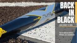 2022 Stinger NUKE 2 (-3) BBCOR Baseball Bat: BBNUKE23 12 2022 Stinger NUKE 2 (-3) BBCOR Baseball Bat: BBNUKE23 -Home Run Store 2022NUKE2BackinBlackcopy
