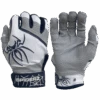 2022 Spiderz PRO Model Batting Gloves: White/Navy Blue 1 2022 Spiderz PRO Model Batting Gloves: White/Navy Blue -Home Run Store 2022SpiderzPRO White NavyBlue