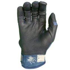 2023 Spiderz Pro Model Batting Gloves: Navy Blue/White -Home Run Store 2023SpiderzProModelBattingGloves Navy White 2