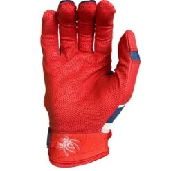 2023 Spiderz Pro Model Batting Gloves: White/Red/Navy -Home Run Store 2023SpiderzProModelBattingGloves White Red Navy2023SpiderzProModelBattingGloves White Red Navy 2