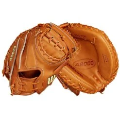 2024 Wilson Glove Day Series Saddle Tan A2000 M23 33.5” Baseball Catcher’s Mitt: WBW102094335 -Home Run Store 2024WilsonGloveDaySeriesSaddleTanA2000M2333.5 BaseballCatcher sMitt WBW102094335 1
