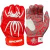 2023 Spiderz HYBRID Batting Gloves: Red/White 2 2023 Spiderz HYBRID Batting Gloves: Red/White -Home Run Store 22RedWhite