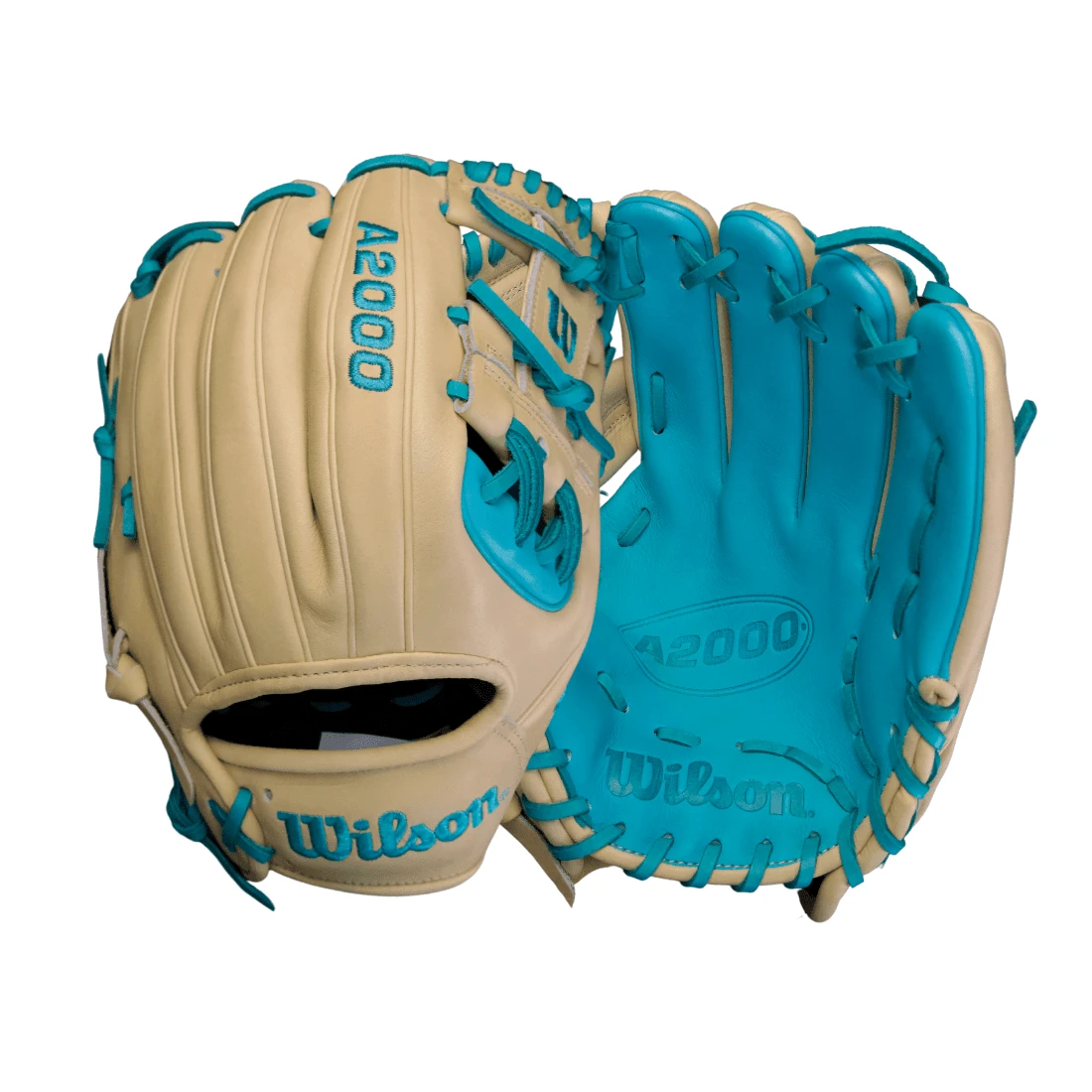 Wilson A2000 1786 "Oasis" 11.5" Infield Baseball Glove (Blonde / Seafoam) 4 Wilson A2000 1786 "Oasis" 11.5" Infield Baseball Glove (Blonde / Seafoam) - Image 2