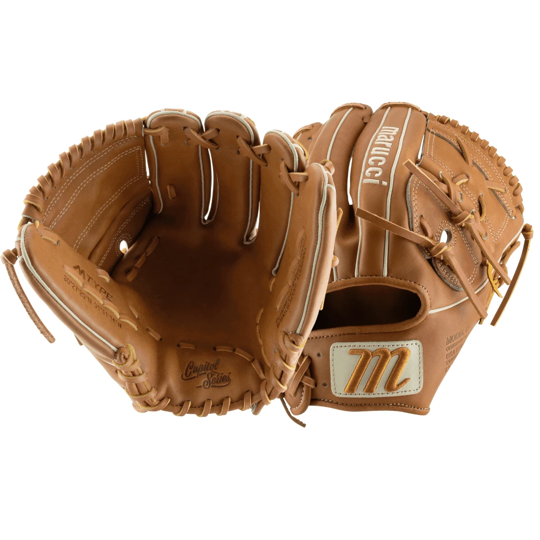 Marucci Capitol Series M Type 45K2 12" Pitcher/Infield Baseball Glove: MFG3CP45K2 7 Marucci Capitol Series M Type 45K2 12" Pitcher/Infield Baseball Glove: MFG3CP45K2 - Image 5