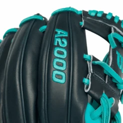 Wilson A2000 1786 "Riptide" 11.5" Infield Baseball Glove (Navy / Teal) -Home Run Store 27 86693fef 04f2 43f0 b607 00ecbb649735