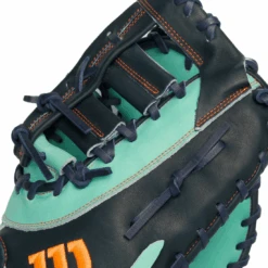 Wilson A2000 1679 LE 12.5" Baseball First Base Mitt: Seafoam/Navy -Home Run Store 29 4e49bdd8 add6 490b a6e2 d38d34ef815a