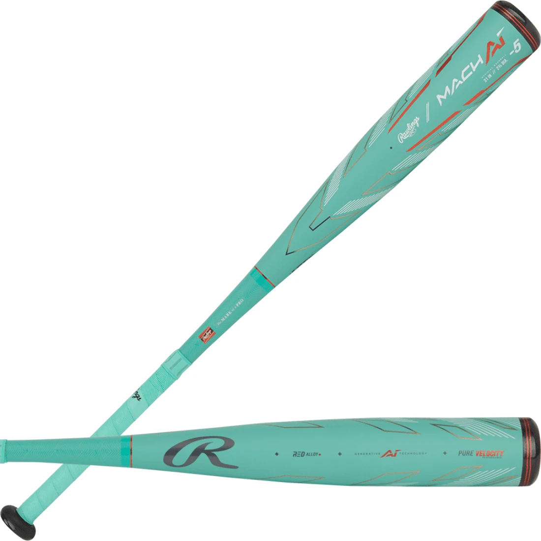 2024 Rawlings Mach AI 2 3/4" (-5) USSSA Baseball Bat: RUT4MC5 4 2024 Rawlings Mach AI 2 3/4" (-5) USSSA Baseball Bat: RUT4MC5 - Image 2