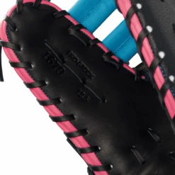 Wilson A2000 1679 LE 12.5" Baseball First Base Mitt: Black/Tropical Blue 19 Wilson A2000 1679 LE 12.5" Baseball First Base Mitt: Black/Tropical Blue -Home Run Store 30 bc719bc0 da6f 44b0 9854 8aa63820edc2