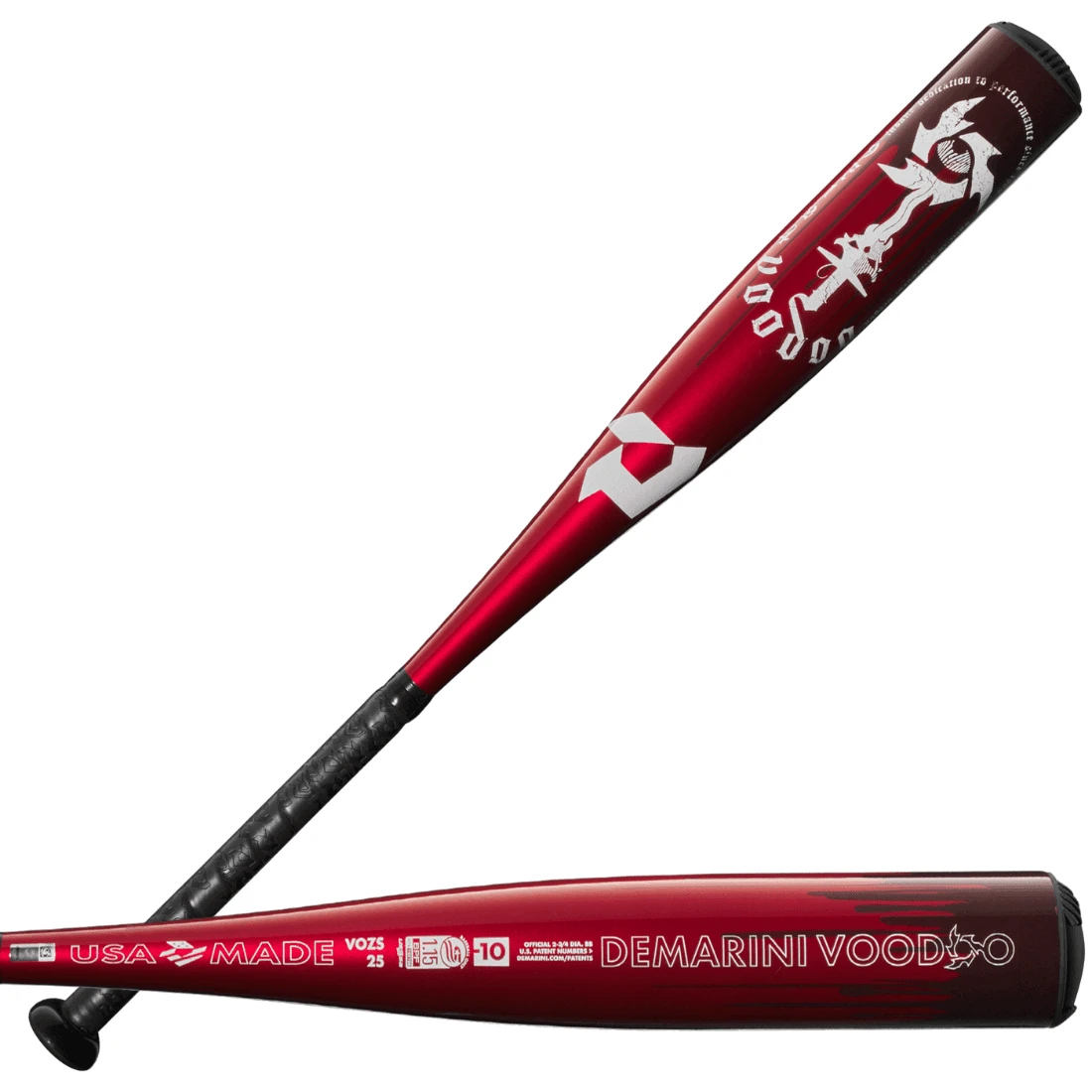 2025 Demarini Voodoo One Piece 2 3/4" USSSA Baseball Bat: -10, -8, -5 4 2025 Demarini Voodoo One Piece 2 3/4" USSSA Baseball Bat: -10, -8, -5 - Image 2