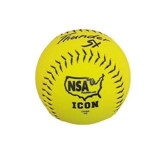 Dudley Thunder SY HYCON ICON NSA 12" Synthetic Slowpitch Softballs (DOZEN): 4E824Y 4 Dudley Thunder SY HYCON ICON NSA 12" Synthetic Slowpitch Softballs (DOZEN): 4E824Y - Image 2