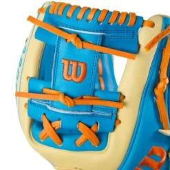 Wilson A2000 1786 "Flo Grown" 11.5" Infield Baseball Glove: Blonde/Orange/Blue 15 Wilson A2000 1786 "Flo Grown" 11.5" Infield Baseball Glove: Blonde/Orange/Blue -Home Run Store 68 33425d9d 1e2a 4c10 9c07 1063efed8db1