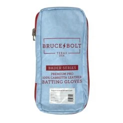 Bruce Bolt PREMIUM PRO BADER Series Short Cuff Batting Gloves: Baby Blue -Home Run Store 7