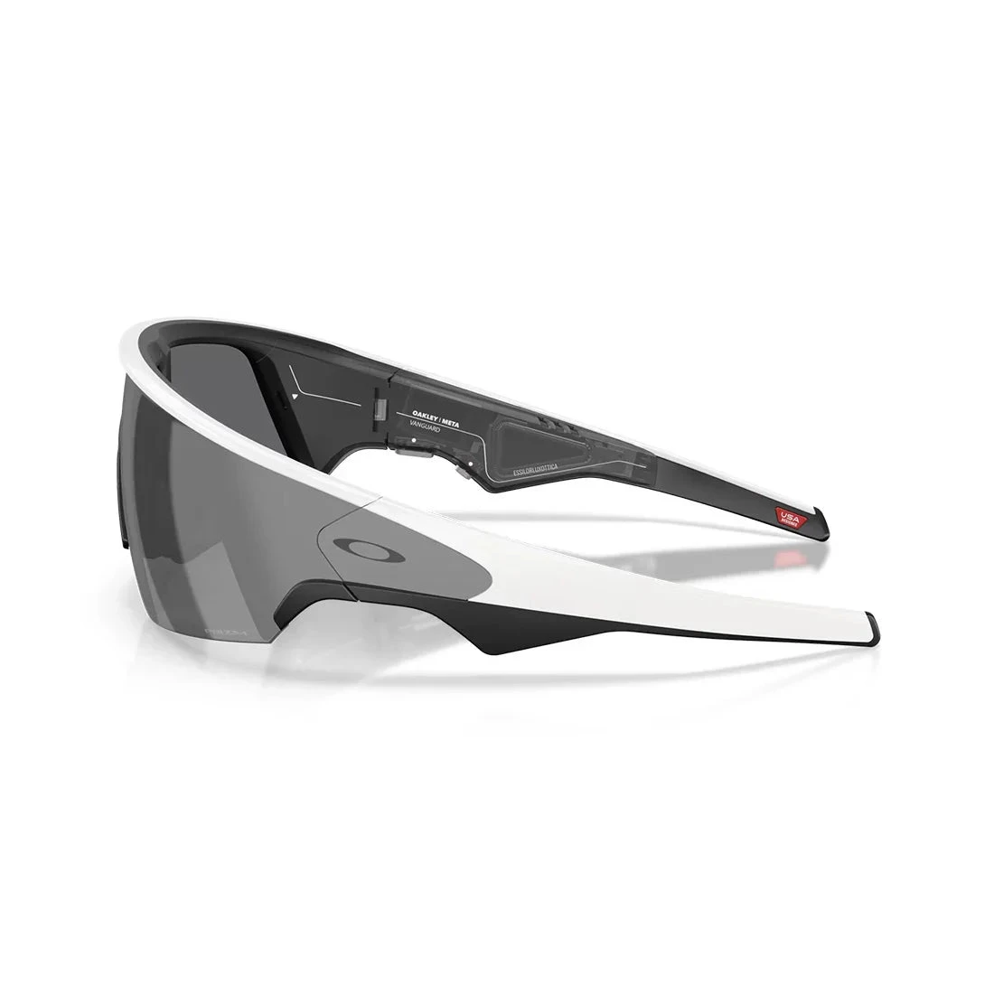 Oakley Meta Vanguard: Prizm Black Lenses, White Frame 5 Oakley Meta Vanguard: Prizm Black Lenses, White Frame - Image 3