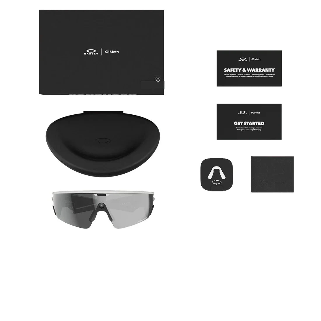 Oakley Meta Vanguard: Prizm Black Lenses, White Frame 9 Oakley Meta Vanguard: Prizm Black Lenses, White Frame - Image 7