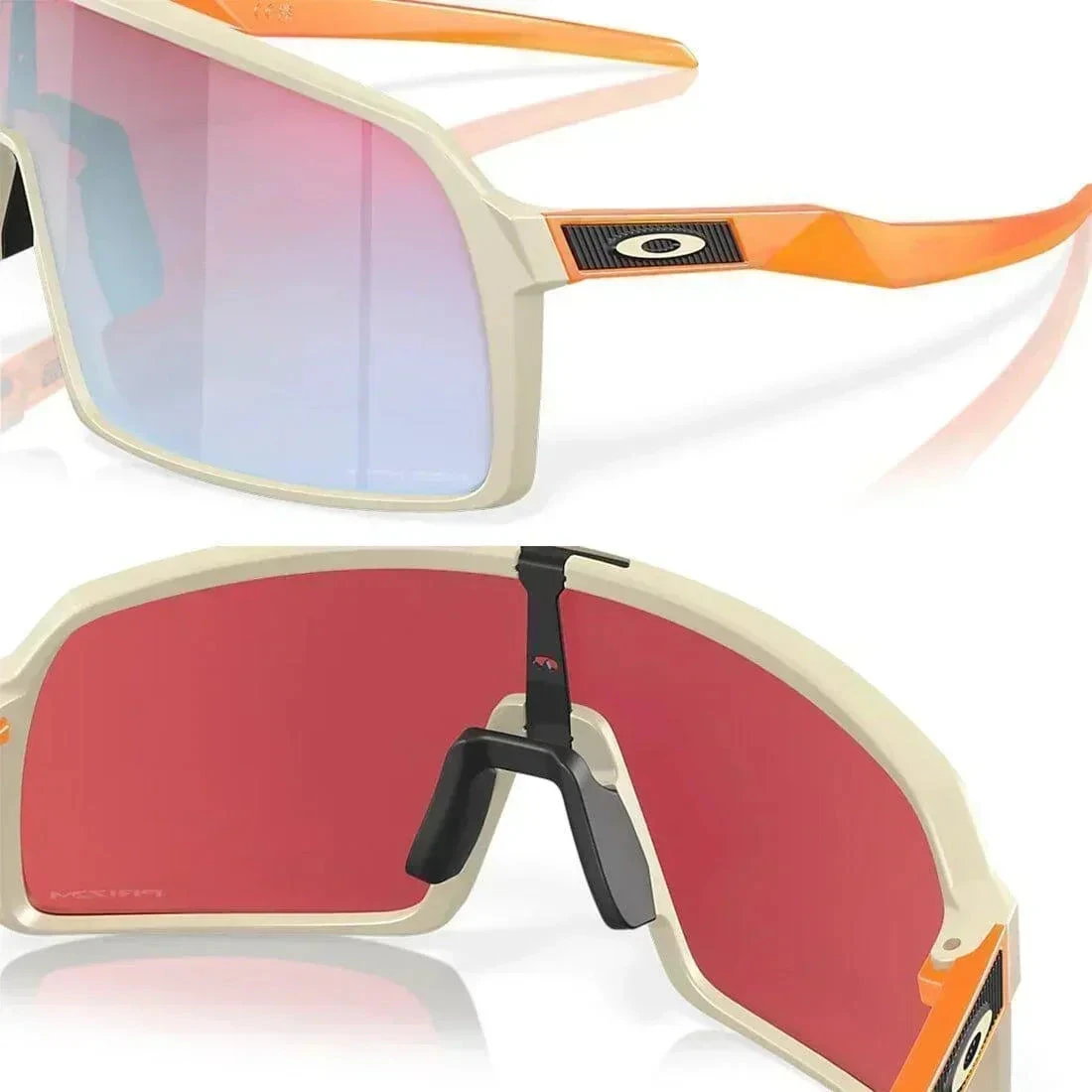 OAKLEY SUTRO Sunglasses Matte Sand: Prizm Snow Sapphire 7 OAKLEY SUTRO Sunglasses Matte Sand: Prizm Snow Sapphire - Image 5
