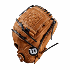 Wilson Aura A900 12" Fastpitch Softball Glove: WTA09RF2012 -Home Run Store A09LF2012 2 Aura FP 12 BritishTan White Alt 01