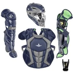 All-Star S7 Axis Elite (Ages 12-16) Catcher's Kit NOCSAE Approved: CKCC1216S7X -Home Run Store All StarS7AxisElite Ages12 16 Catcher sKitNOCSAEApproved CKCC1216S7XNavy