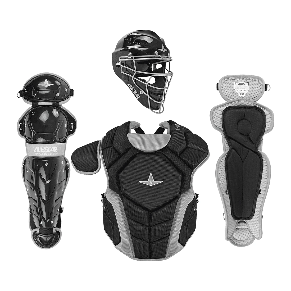 All-Star All Star Top Star Series (Ages 7-9) Catcher's Kit NOCSAE Approved: CKCC-TS-79 3 All-Star All Star Top Star Series (Ages 7-9) Catcher's Kit NOCSAE Approved: CKCC-TS-79