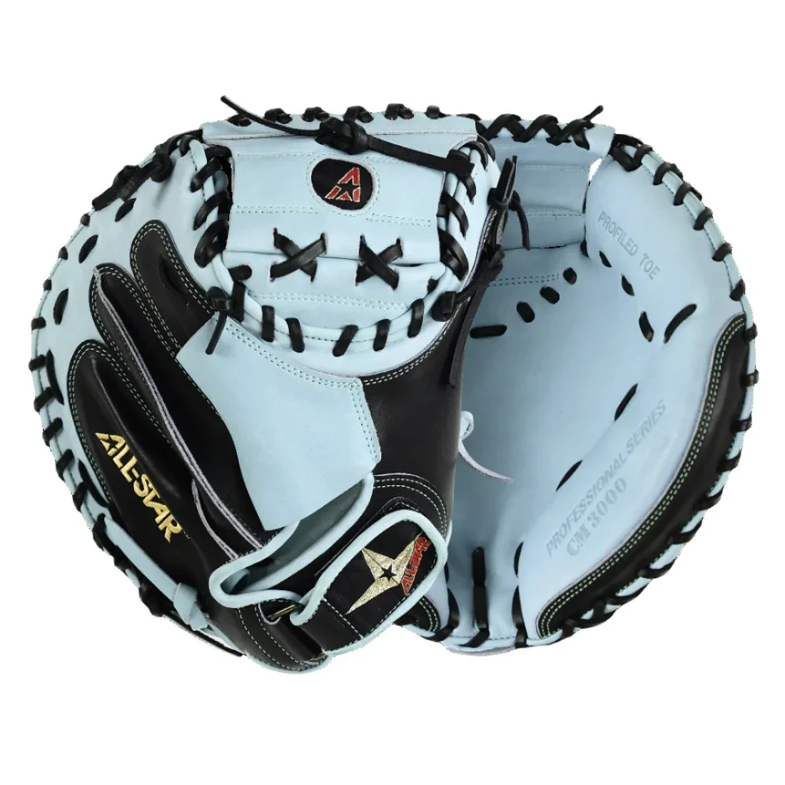 All-Star Pro Elite 34" Catcher's Mitt: CM3000BK_SB 5 All-Star Pro Elite 34" Catcher's Mitt: CM3000BK_SB - Image 3