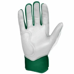 Bruce Bolt Premium Pro Chrome Series Short Cuff Batting Gloves: Green -Home Run Store Chrome Green SC 5