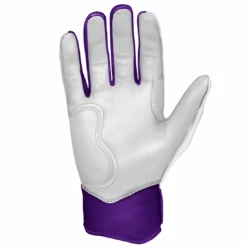 Bruce Bolt Premium Pro Chrome Series Short Cuff Batting Gloves: Purple 9 Bruce Bolt Premium Pro Chrome Series Short Cuff Batting Gloves: Purple -Home Run Store Chrome Purple SC 4