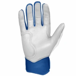 Bruce Bolt Premium Pro Chrome Series Short Cuff Batting Gloves: Royal 9 Bruce Bolt Premium Pro Chrome Series Short Cuff Batting Gloves: Royal -Home Run Store Chrome Royal SC 4