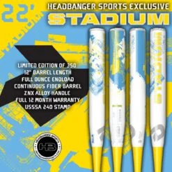 2022 DeMarini Stadium 12" USSSA Slowpitch Softball Bat: WTDXSHU-22 7 2022 DeMarini Stadium 12" USSSA Slowpitch Softball Bat: WTDXSHU-22 -Home Run Store DeMarini Stadium SHU 22 Blue Yellow 1200x1200 d2615356 1214 4b64 826d f6ae59a48d76