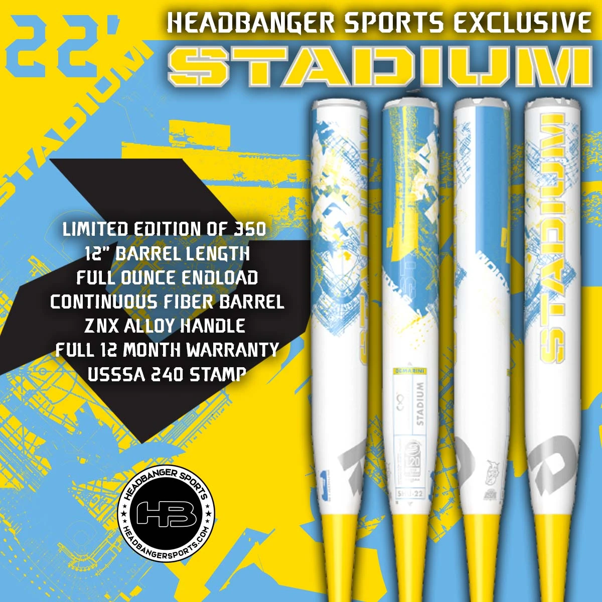 2022 DeMarini Stadium 12" USSSA Slowpitch Softball Bat: WTDXSHU-22 5 2022 DeMarini Stadium 12" USSSA Slowpitch Softball Bat: WTDXSHU-22 - Image 3