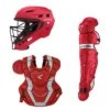 Easton Elite X Catcher's Box Set (Adult, Intermediate & Youth): Red -Home Run Store EliteX Red