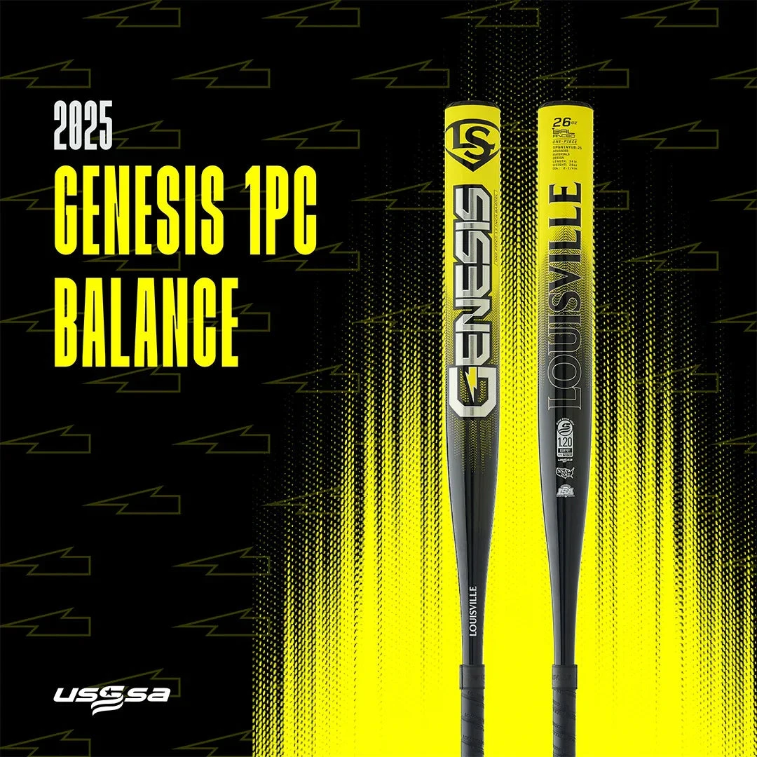 2025 Louisville Slugger Genesis 1PC 13" Balanced USSSA Slowpitch Softball Bat: WBL4107010 6 2025 Louisville Slugger Genesis 1PC 13" Balanced USSSA Slowpitch Softball Bat: WBL4107010 - Image 4