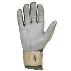 Bruce Bolt Premium Pro Military Series Long Cuff Batting Gloves: Beige 11 Bruce Bolt Premium Pro Military Series Long Cuff Batting Gloves: Beige -Home Run Store IMG 0883