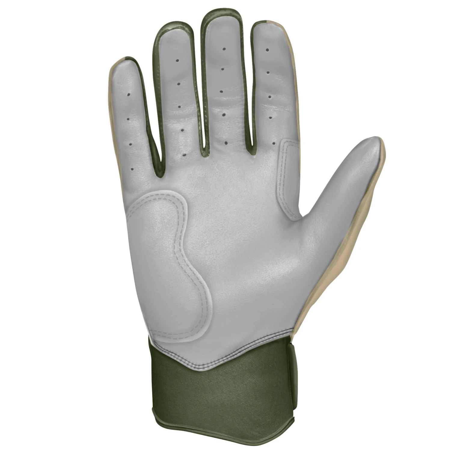 Bruce Bolt Premium Pro Military Series Short Cuff Batting Gloves: Beige 8 Bruce Bolt Premium Pro Military Series Short Cuff Batting Gloves: Beige - Image 6