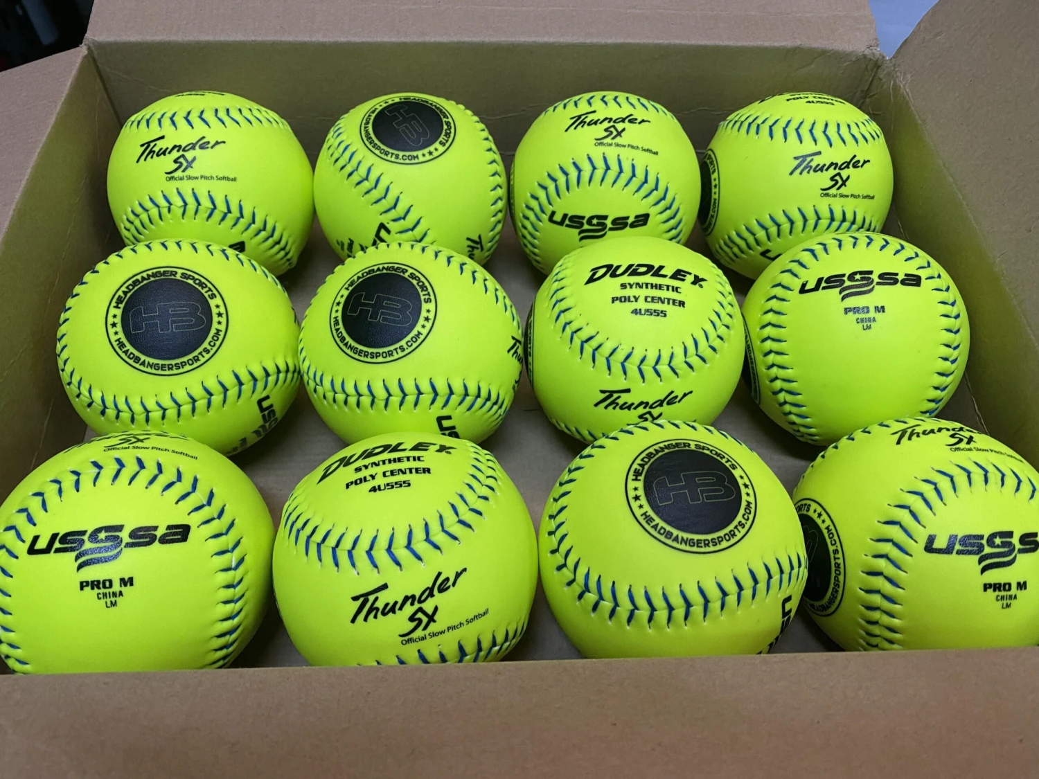 Dudley Thunder SY Slowpitch Softball 12” USSSA PRO M – (DOZEN): 4U555 4 Dudley Thunder SY Slowpitch Softball 12” USSSA PRO M – (DOZEN): 4U555 - Image 2