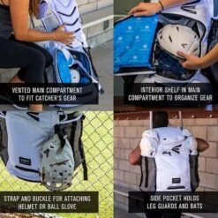 Easton Jen Schro Catcher's Backpack: 8073091 8 Easton Jen Schro Catcher's Backpack: 8073091 -Home Run Store Jen Catchers bag tech
