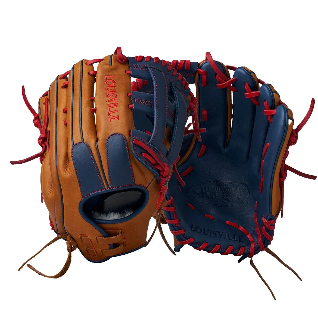 2025 Louisville Slugger Super Z Slowpitch Fielding Glove: Brown/Navy 3 2025 Louisville Slugger Super Z Slowpitch Fielding Glove: Brown/Navy