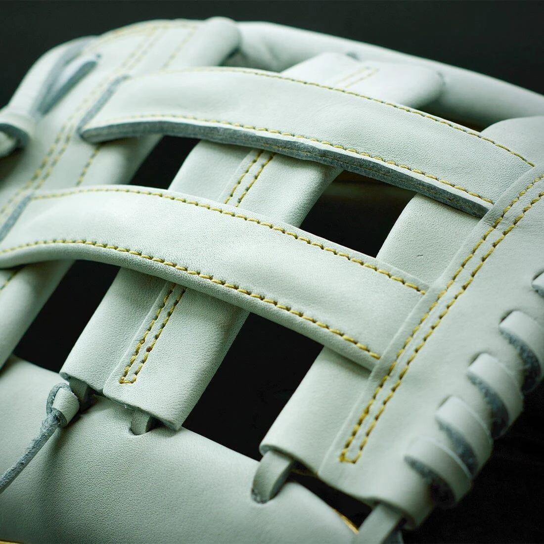 Miken Gold Pro Series 13" White Slowpitch Softball Fielding Glove: PRO130-WG 12 Miken Gold Pro Series 13" White Slowpitch Softball Fielding Glove: PRO130-WG - Image 10