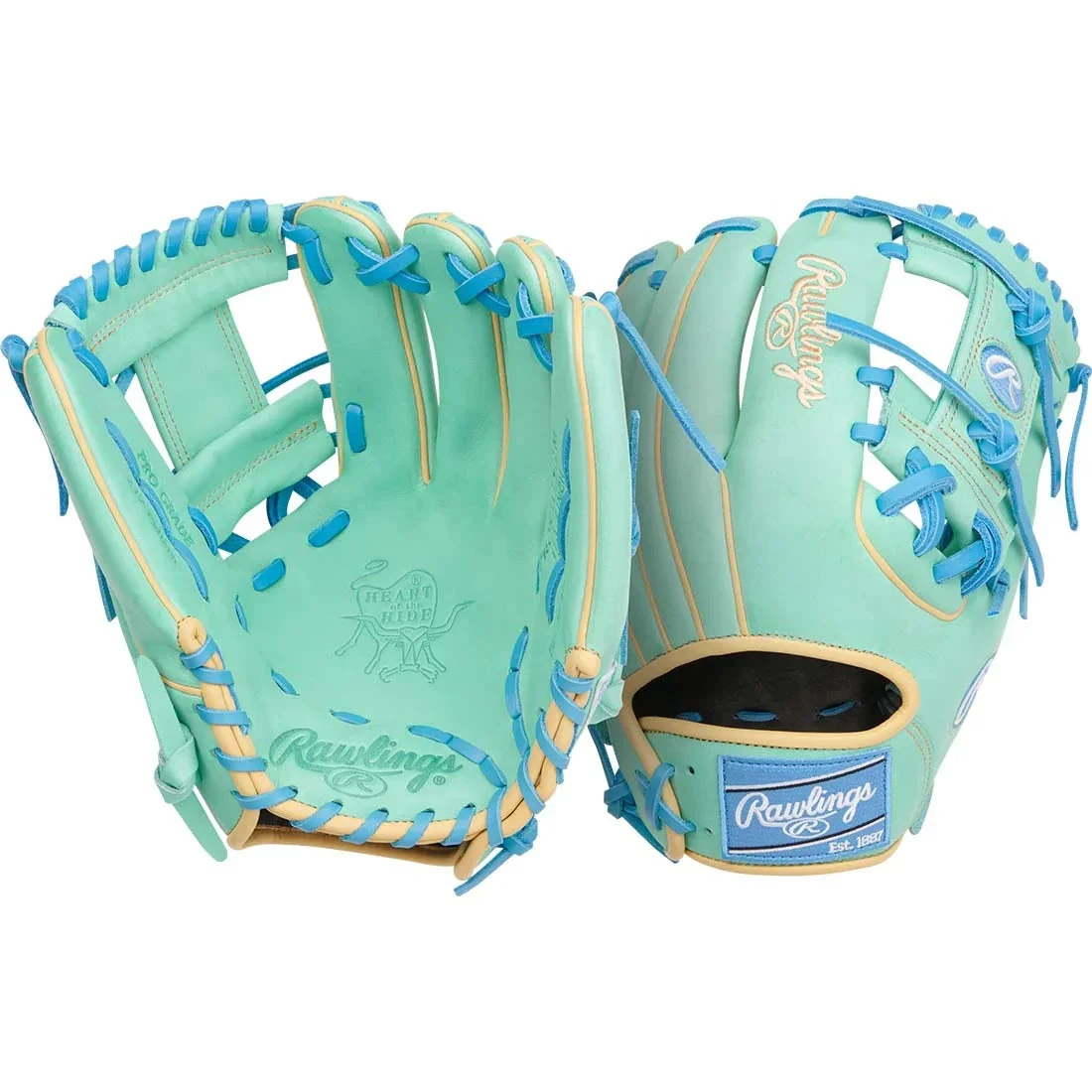 Rawlings Heart Of The Hide 11.75" Infield Baseball Glove: PROR2175-2M 3 Rawlings Heart Of The Hide 11.75" Infield Baseball Glove: PROR2175-2M - Image 2