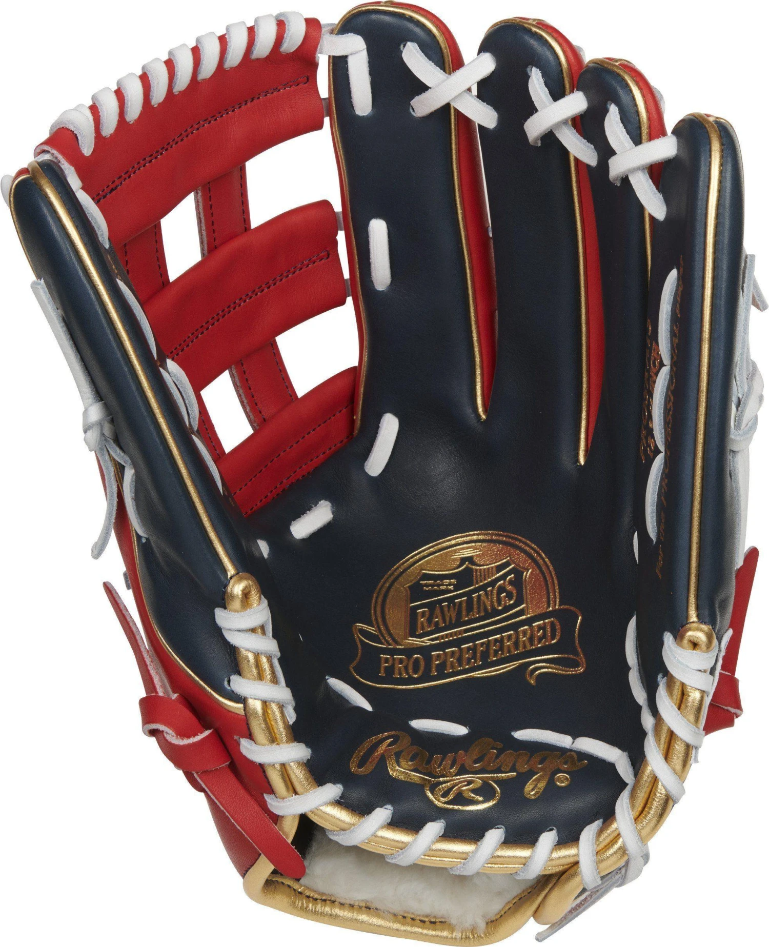 Rawlings Pro Preferred Ronald Acuna Jr. 12.75" Outfield Baseball Glove: PROSRA13 (Left Hand Throw) 4 Rawlings Pro Preferred Ronald Acuna Jr. 12.75" Outfield Baseball Glove: PROSRA13 (Left Hand Throw) - Image 2