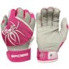2022 Spiderz PRO Model Batting Gloves: Pink/White -Home Run Store PROpinkwhite