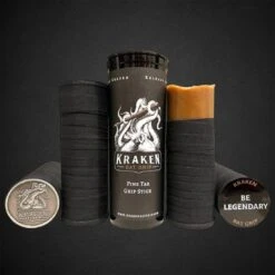 Kraken Pro Wrap Grip Stick: Multiple Colors -Home Run Store ProWrap Black