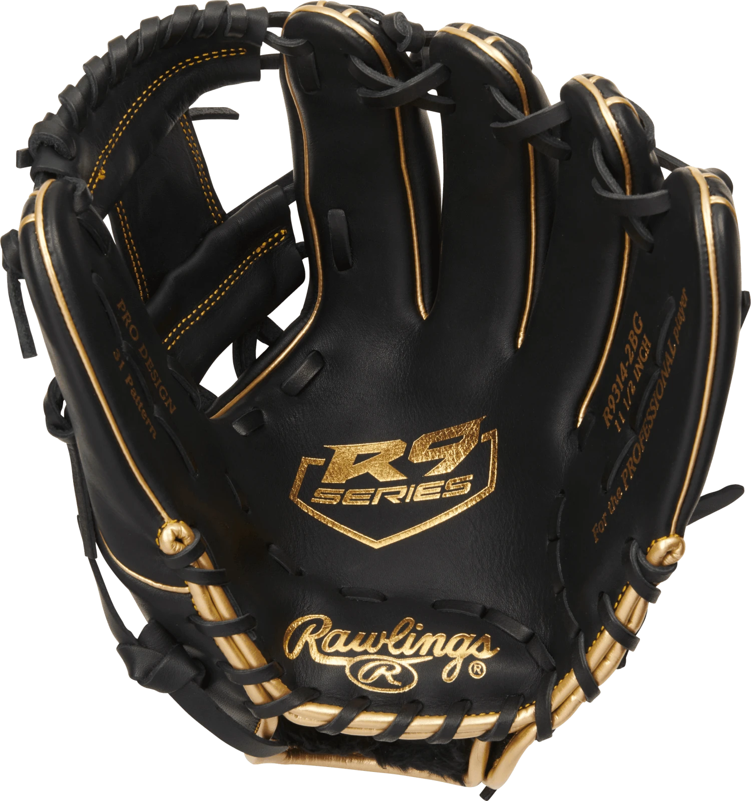 Rawlings R9 11.5" Infield Baseball Glove: R9314-2BG 4 Rawlings R9 11.5" Infield Baseball Glove: R9314-2BG - Image 2