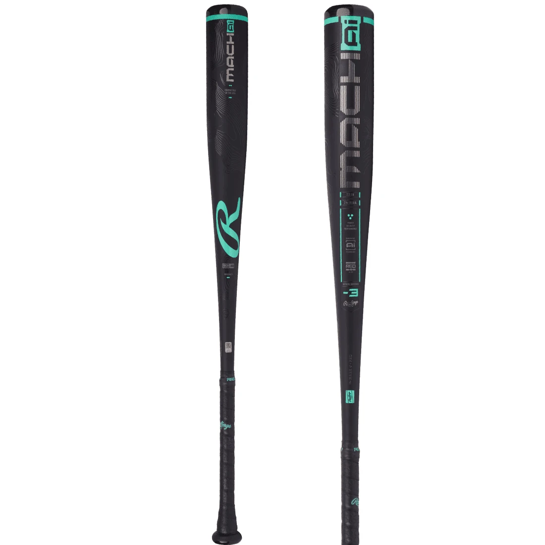 2025 Rawlings Mach AI (-3) BBCOR Baseball Bat: RBB5MC3 3 2025 Rawlings Mach AI (-3) BBCOR Baseball Bat: RBB5MC3