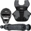 Rawlings Youth Black/Graphite VELO 2.0 Catcher's Gear Box Set: CSV2Y-B/GPH 2 Rawlings Youth Black/Graphite VELO 2.0 Catcher's Gear Box Set: CSV2Y-B/GPH -Home Run Store RawlingsAdultVelo2.0Catcher sSetCSV2Y B GPH