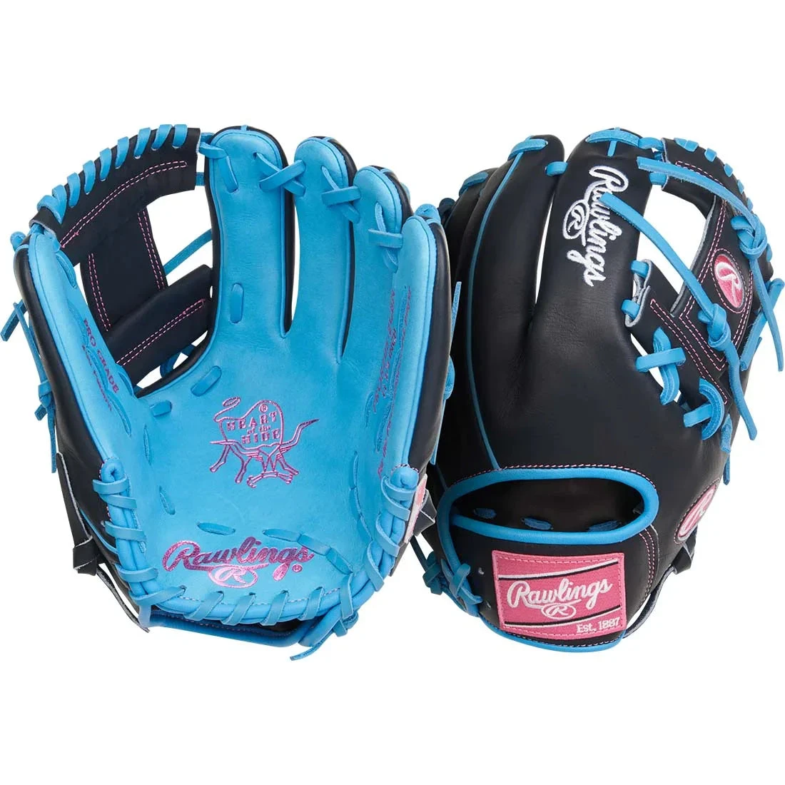 Rawlings Heart Of The Hide 11.75" Infield Baseball Glove: PROR205-2CBN 4 Rawlings Heart Of The Hide 11.75" Infield Baseball Glove: PROR205-2CBN - Image 2